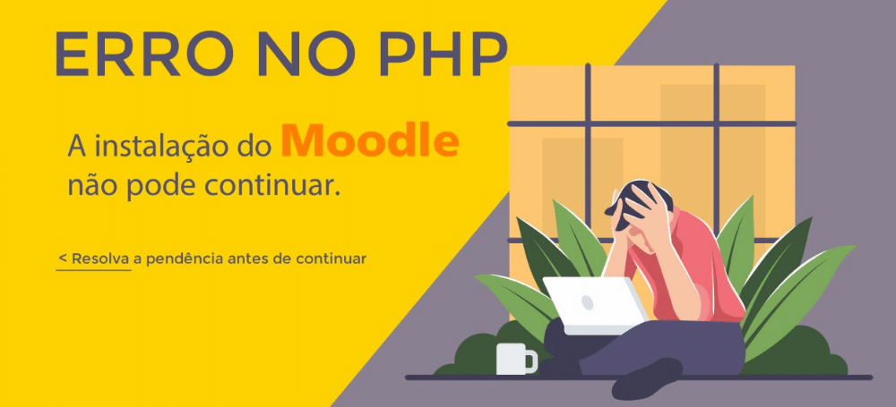 Erro do PHP ao instalar o Moodle